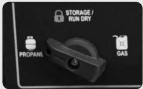 STORAGE / RUN DRY PROpane. GAS