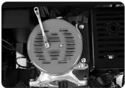 DuroMax DS13000EH - Changing / Inspecting the Carbon Brushes - 1