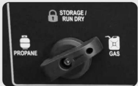 STORAGE / RUN DRY PROpane GAS