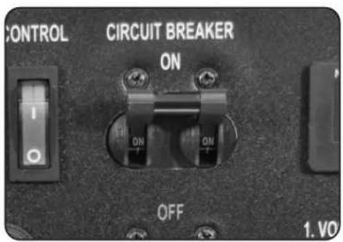 CONTROL CIRCUIT BREAKER ON OFF 1. VO