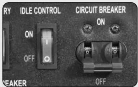 RY IDLE CONTROL ON OFF CIRCUIT BREAKER ON OFF SEAKER OFF