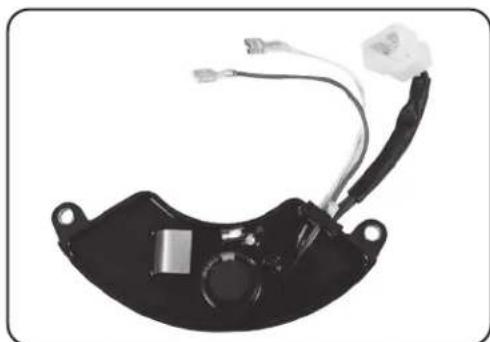 DuroMax DS13000EH - Disconnect wires from brush - 1