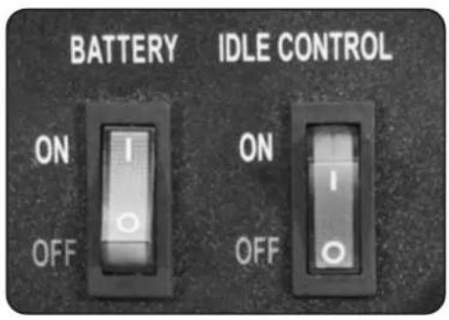 BATTERY ON OFF IDLE CONTROL ON OFF