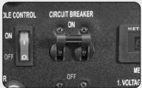 DLE CONTROL CIRCUIT BREAKER ON OFF R OFF ME 1. VOLTAGE