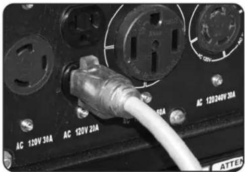 DuroMax DS13000EH - Connecting a load to the generator - 2
