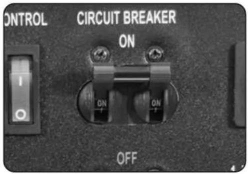 CONTROL CIRCUIT BREAKER ON ON ON OFF