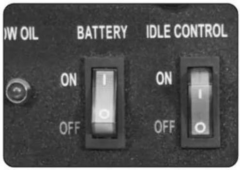 OW OIL BATTERY IDLE CONTROL ON ON OFF OFF