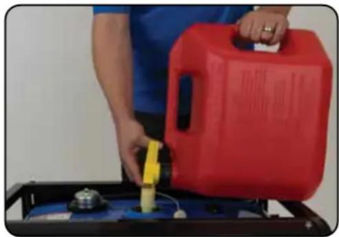 DuroMax XP12000E - Step 2 - Check the Gas Level - 1