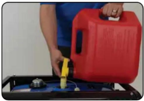 DuroMax XP12000E - Step 5 - Adding Gasoline - 1