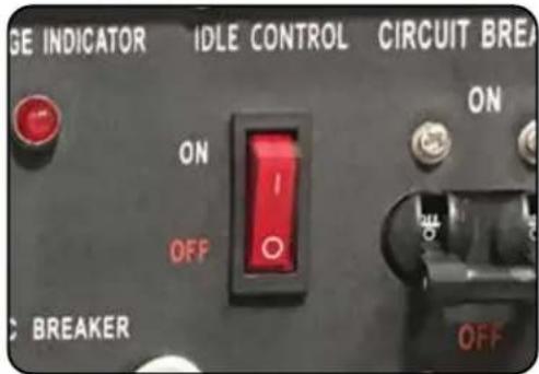 GE INDICATOR IDLE CONTROL CIRCUIT BREAK ON OFF BREAKER ON OFF