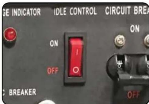 GE INDICATOR IDLE CONTROL CIRCUIT BREAK ON OFF BREAKER ON OFF