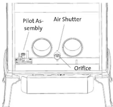 Pilot Assembly Air Shutter Orifice