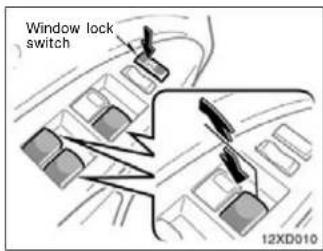 Window lock switch 12XD010