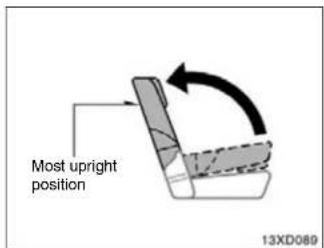 Most upright position 13XD089