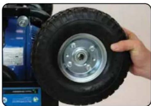 DuroMax XP13000X - Install inside wheel washers - 1