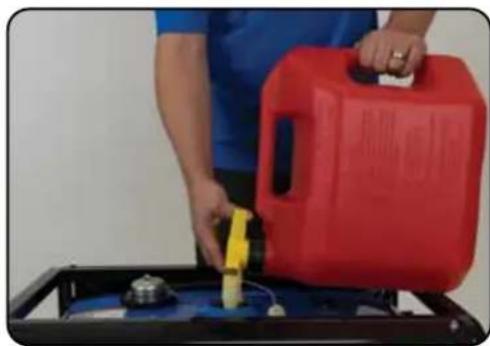 DuroMax XP12000DX - Emptying the Gas Tank - 1