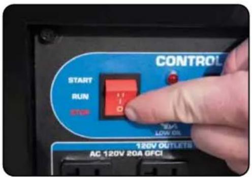 CONTROL START RUN STOP 120V OUTLETS AC 120V 20A GFCI