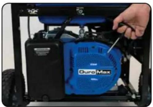 DuroMax XP12000DX - Close choke - 1