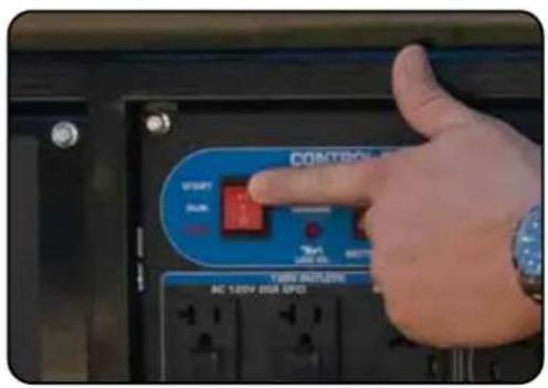 CONTROL START RUN Start TIME OUTPUTS AC 120V DSS EPG