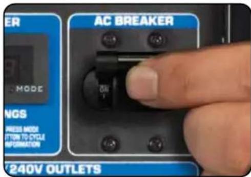 AC BREAKER 240V OUTLETS