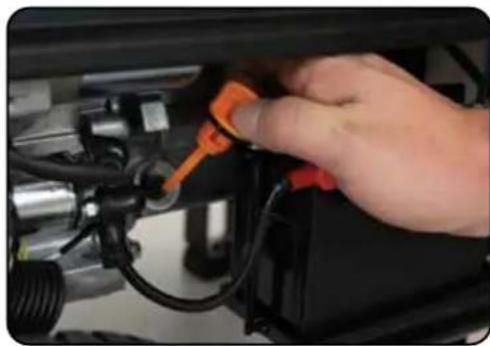 DuroMax XP12000DX - Checking the Oil - 1