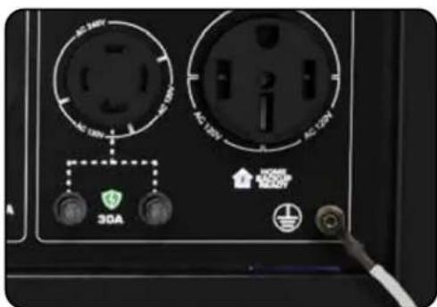 DuroMax XP12000DX - Attach grounding wire - 1