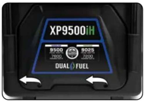 XP9500iH 9500 PEAK WATTEL 9025 PEAK WATTEL 7500 PEAK WATTEL 7200 PEAK WATTEL DUAL FUEL