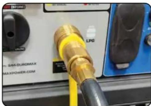 DuroMax XP9500iH - Starting the Generator Using Propane - 1