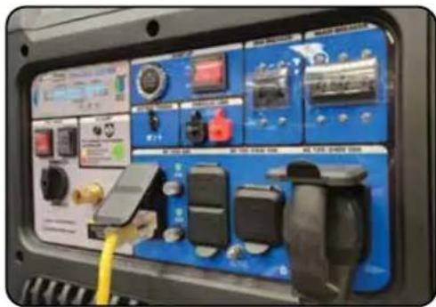 DuroMax XP9500iH - Connecting a Load to the Generator - 2