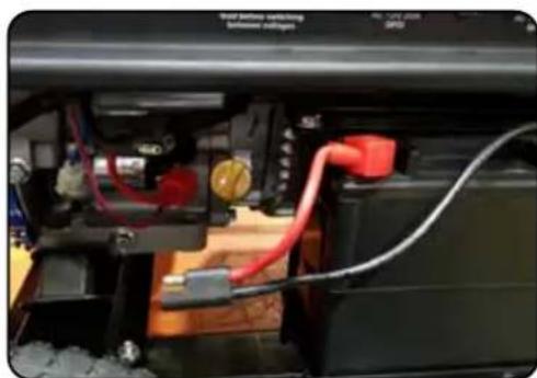 DuroMax XP7500X - Step 2 - Connect the Battery - 1