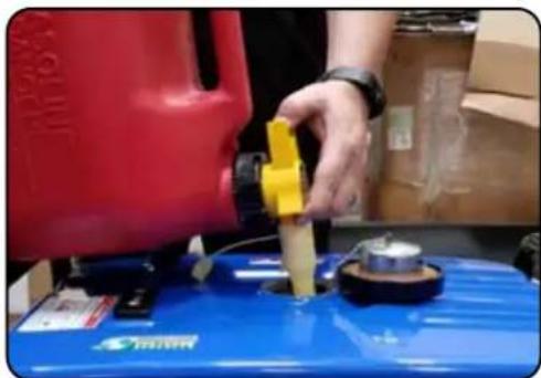 DuroMax XP7500X - Step 4 - Adding Gasoline - 1