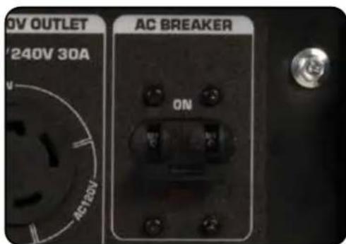 OV OUTLET '240V 30A AC BREAKER ON AC120V