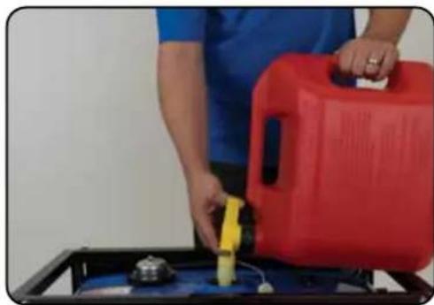 DuroMax XP7500X - Emptying the Gas Tank - 1