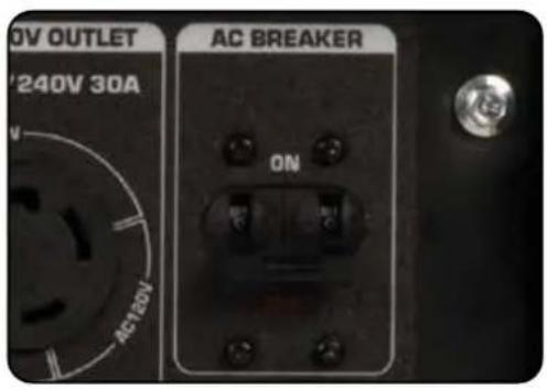240V OUTLET AC BREAKER ON AC120V