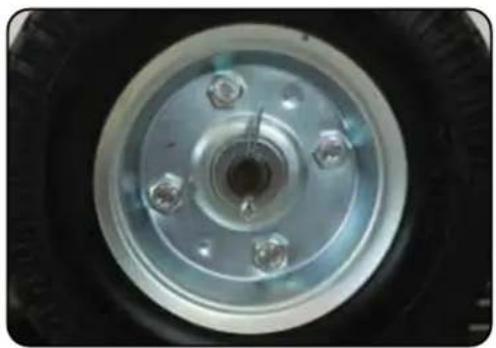 DuroMax XP7500DX - Install outside wheel washers - 1