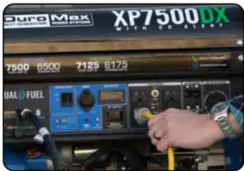 Duro Max MAX XP7500DX WITH CO ALERT 7500 6500 7125 6175 UAL FUEL