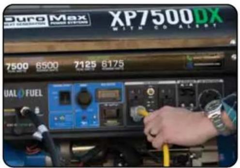 Duro Max MAX SWITCH XP7500DX WITH CO ALERT 7500 6500 7125 6175 UAL FUEL