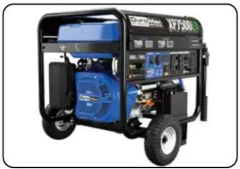 DuroMax XP7500DX - Turn the main breaker OFF - 1