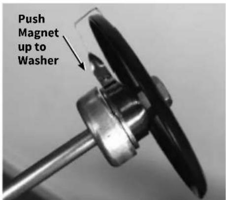 Push Magnet up to Washer