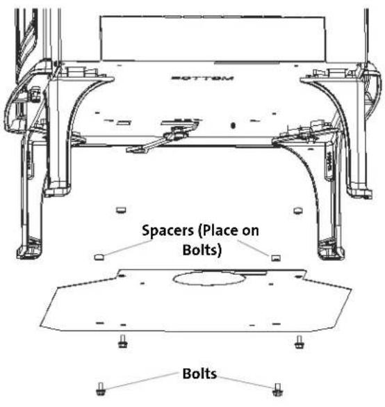 BOTTOM Spacers (Place on Bolts) Bolts