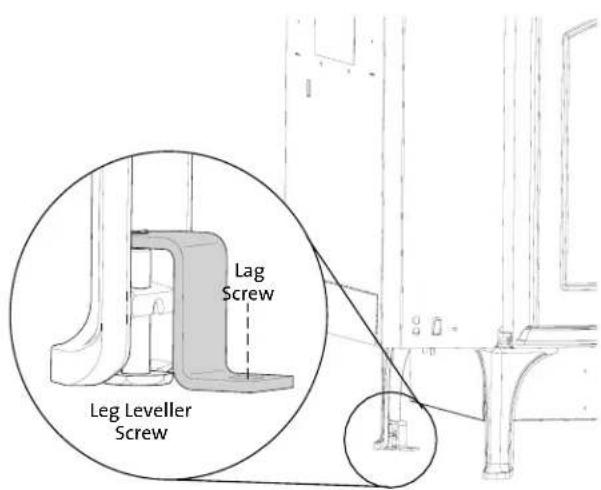 Lag Screw Leg Leveller Screw