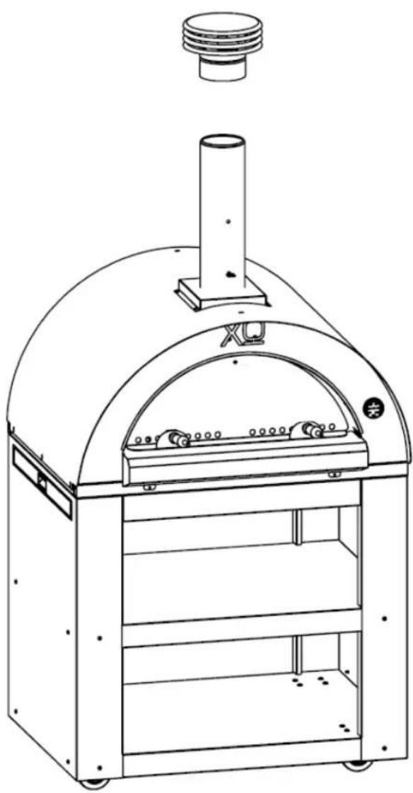 XO XOPIZZA4GI - FIT THE CHIMNEY CAP - 1