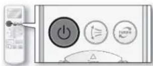 SAMSUNG AQ09RLN - TURNING THE AIR CONDITIONER ON AND OFF - 1
