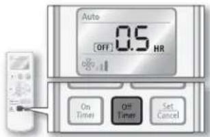 SAMSUNG AQ09RLN - Off timer - 1