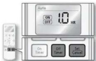 SAMSUNG AQ09RLN - Combining On timer and Off timer - 4