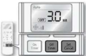 SAMSUNG AQ09RLN - Off timer - 2