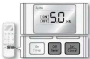 SAMSUNG AQ09RLN - Combining On timer and Off timer - 3