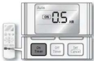 SAMSUNG AQ09RLN - On timer - 1
