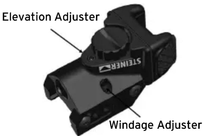 Elevation Adjuster STEINER Windage Adjuster