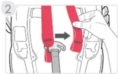BRITAX Willow S - Child Restraint Functions Adjusting the Harness - 3